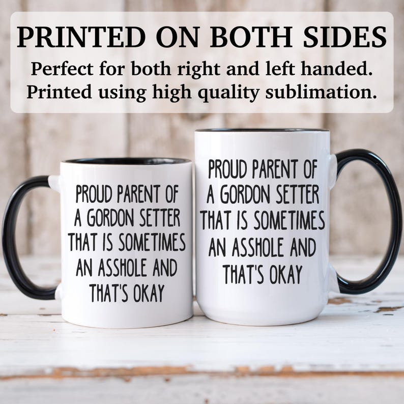Gordon Setter mug, gift for Gordon Setter mom, gift for Gordon Setter dad, Gordon Setter gift, APO0021 bild 5