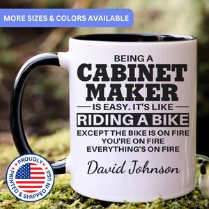 Cabinet Maker mug, Cabinet maker gifts, gift for Cabinet maker gift idea, Cabinet maker coffee mug, APO045
