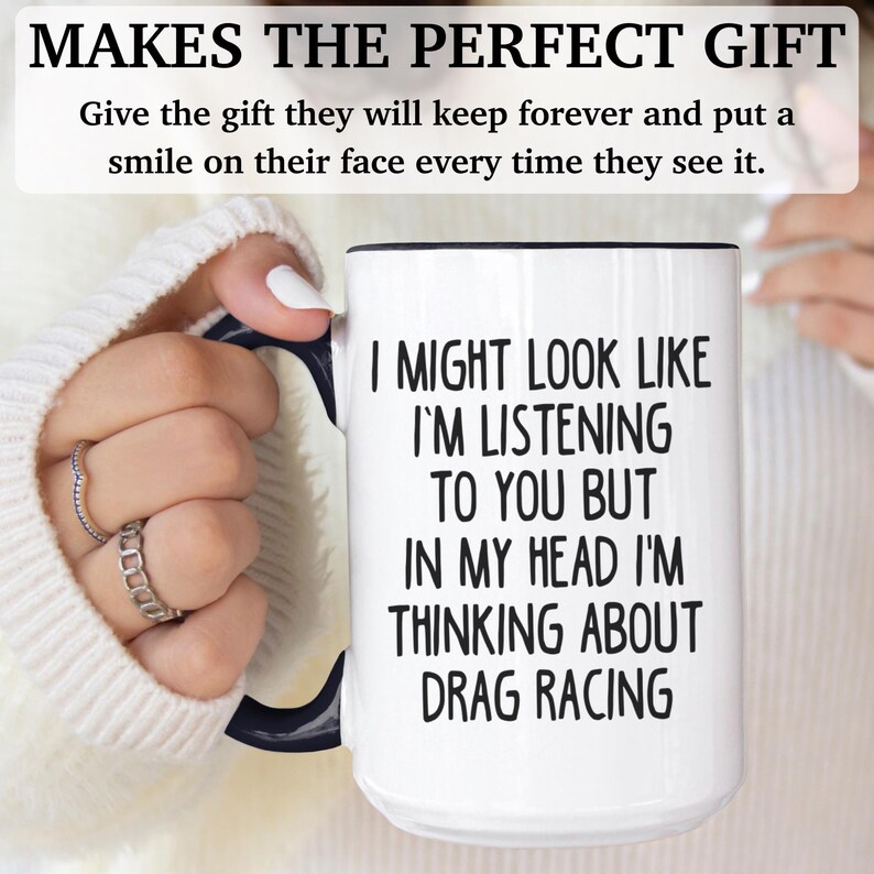 Drag Racing Mug, Drag Racing Gift, Drag Racing Gifts, Drag Racing Cofee ...