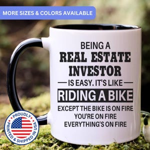 Real Estate Investor mug, real estate investor gifts, gift for real estate investor gift idea, real estate investor coffee mug, APO015