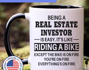 Real Estate Investor mug, real estate investor gifts, gift for real estate investor gift idea, real estate investor coffee mug, APO015