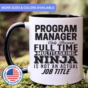 Program manager gift, program manager mug, new program manager, best program manager, funny program manager gift, APO059