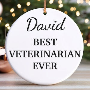 Veterinarian Christmas ornament, veterinarian Christmas gift, gift for veterinarian, APO005