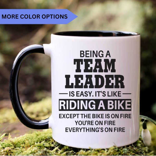 Team Leader mug, team leader gifts, gift for team leader gift idea, team leader coffee mug, APO015