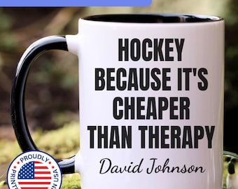 Hockey mug, Hockey gift for men and women, Hockey gifts, Hockey coffee mug, Hockey cup, APO122