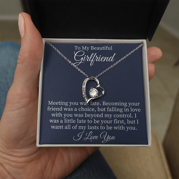 Forever Love Necklace to My Girlfriend 