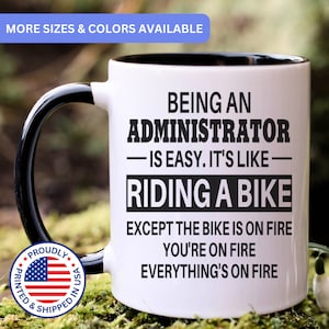 Administrator mug, administrator gifts, gift for administrator gift idea, administrator coffee mug, APO015