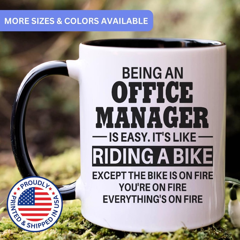 Office Manager mug, office manager gifts, gift for office manager gift idea, office manager coffee mug, APO015 image 1