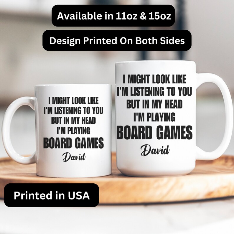 Board Games Mug, Board Games Gift, Board Games Gifts, Board Games
