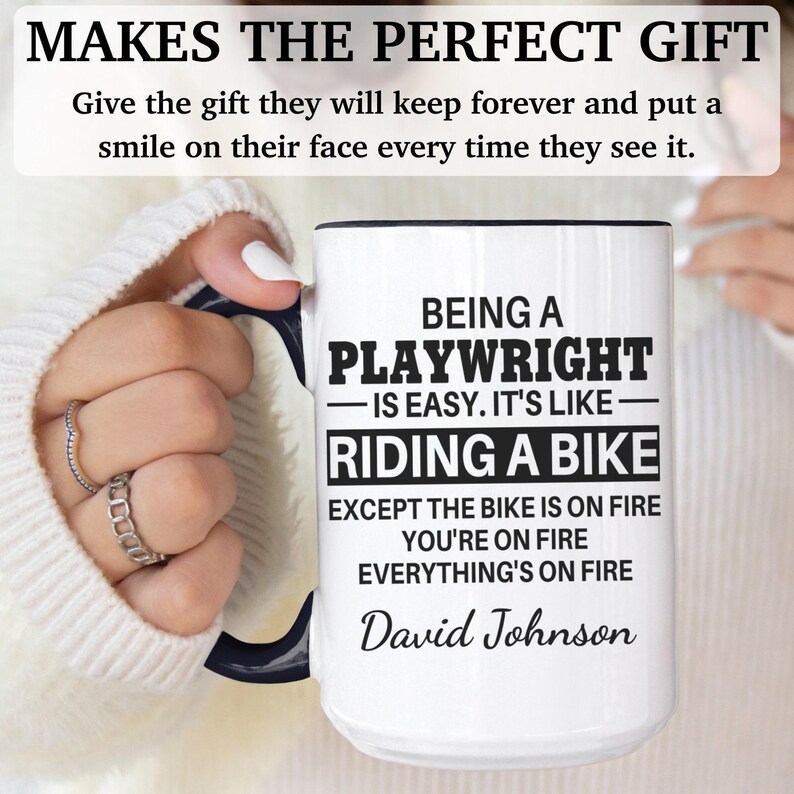Playwright mug, Playwright gifts, gift for Playwright gift idea, Playwright coffee mug, APO045 immagine 6