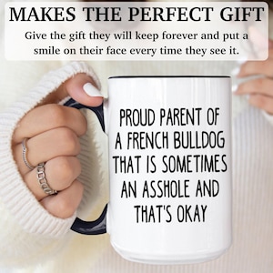 French Bulldog mug, gift for French Bulldog mom, gift for French Bulldog dad, French Bulldog gift, APO0021 image 6