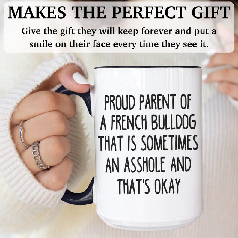 French Bulldog mug, gift for French Bulldog mom, gift for French Bulldog dad, French Bulldog gift, APO0021 image 6