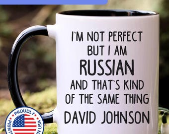 Personalized Russian mug, Russian gift, Russian gifts, Russian coffee mug, Russian cup, APO046