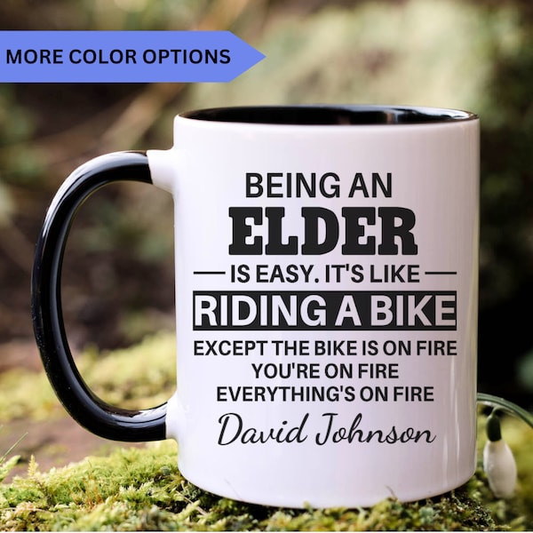 Elder mug, elder gift, elder gifts, elder coffee mug, elder cup, APO045