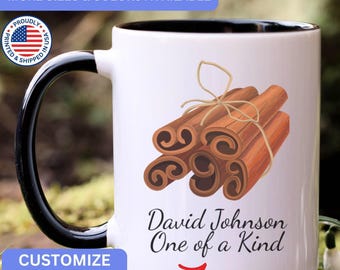 Personalized Cinnamon mug, custom Cinnamon mug, Cinnamon gift, Cinnamon gifts, APO064