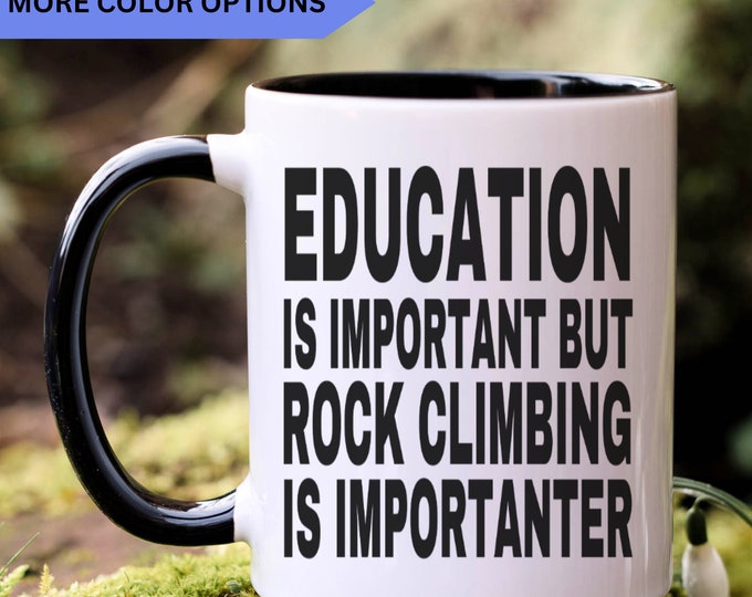 rock climbing gift, rock climbing mug, rock climbing gift for men and women, APO025