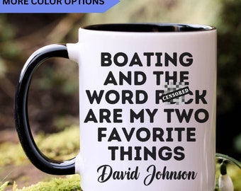 Boating mug, boating gift for men and women, boating coffee mug, boating cup, APO074041