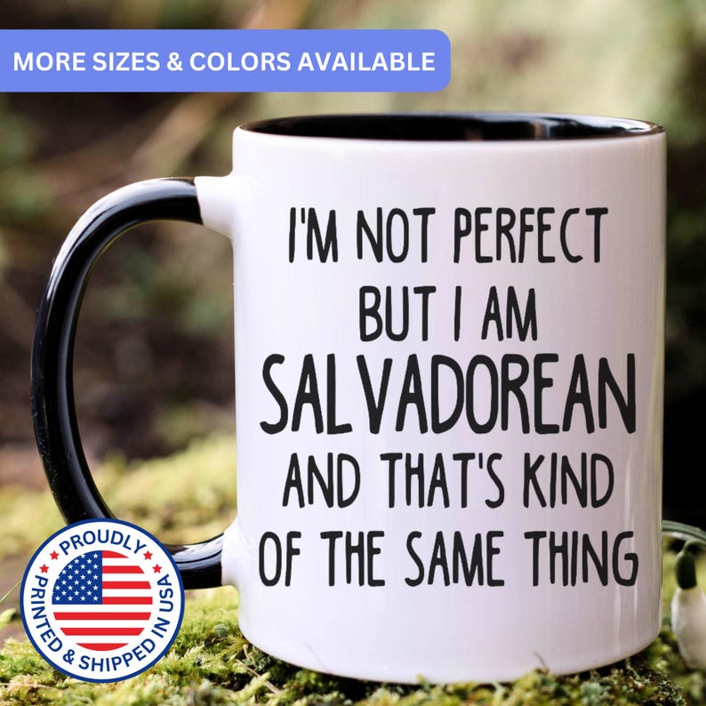 Salvadorean Mug, Salvadorean Gift, Gift for Salvadorean, el salvador Gift, APO031 image 1