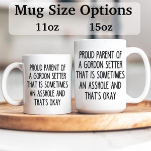 Gordon Setter mug, gift for Gordon Setter mom, gift for Gordon Setter dad, Gordon Setter gift, APO0021 bild 2