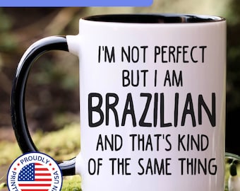 Brazilian Mug, Brazilian Gift, Gift for Brazilian, Brazil Gift, APO031