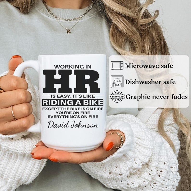 Taza de RR.HH., regalo de RR.HH., regalos de RR.HH., taza de café de RR.HH., APO050 imagen 5