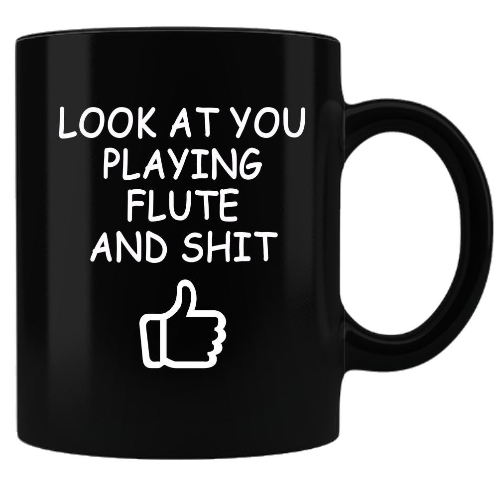 Funny Flute Mug Flute Mug Flute Player Gift Gift For Flute Etsy