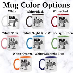 Bad A - mug amusant, mug sarcastique, cadeau amusant, cadeau sarcastique, cadeau pour homme et femme, mugs amusants, tasse à café amusante, APO016 image 3