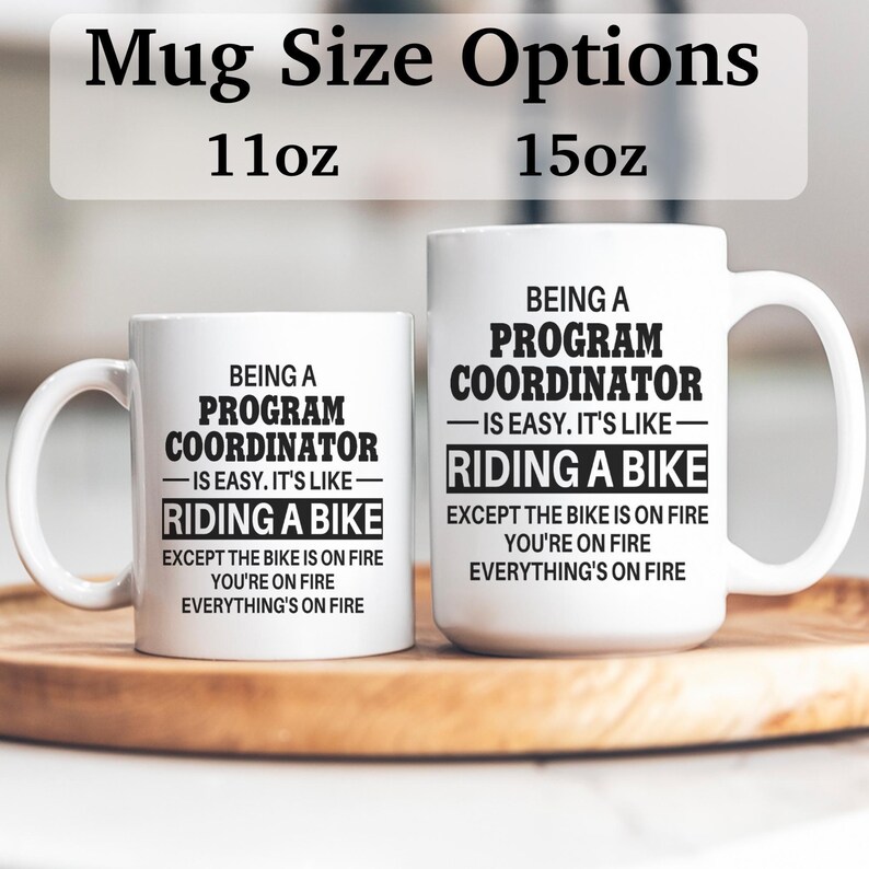 Program Coordinator mug, program coordinator gifts, gift for program coordinator gift, program coordinator APO015 image 2