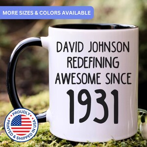 93rd birthday gift, 93rd birthday mug, 93 year old birthday gifts, 1931 mug, 93rd bday gifts, 93rd birthday gag, APO102