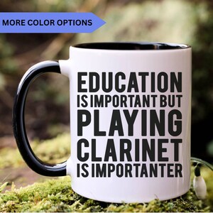 Clarinet gift, Clarinet mug, Clarinet enthusiast, gift for Clarinet player, APO024