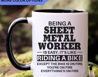 Sheet Metal Worker mug, sheet metal worker gifts, gift for sheet metal worker gift idea, sheet metal worker, APO015