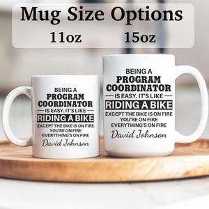 Program coordinator gift, program coordinator mug, new program coordinator, best program coordinator, funny program coordinator gift, APO045 image 2