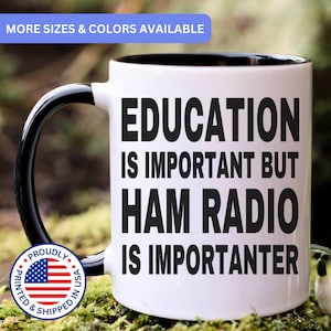 Ham Radio gift, Ham Radio mug, gift for Ham Radio enthusiast, APO025