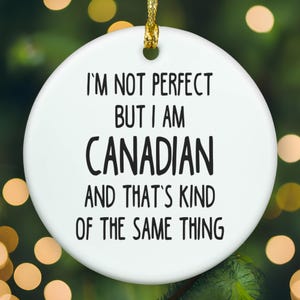 Canadian ornament, Canada ornament, Canadian christmas ornament, APR009