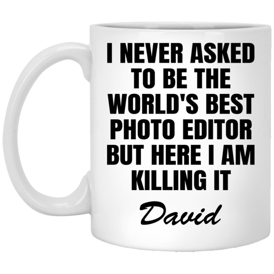 Personalized Photo Editor Mug Photo Editor Gift Photo Editor Etsy