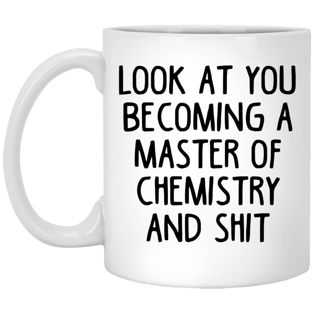 Master of Chemistry Graduation Gift for Men and Women Master Etsy
