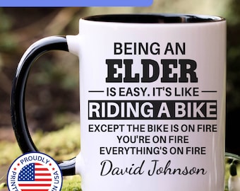 Elder mug, elder gift, elder gifts, elder coffee mug, elder cup, APO045