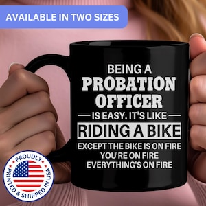 Probation Officer mug, probation officer gifts, gift for probation officer, APB001