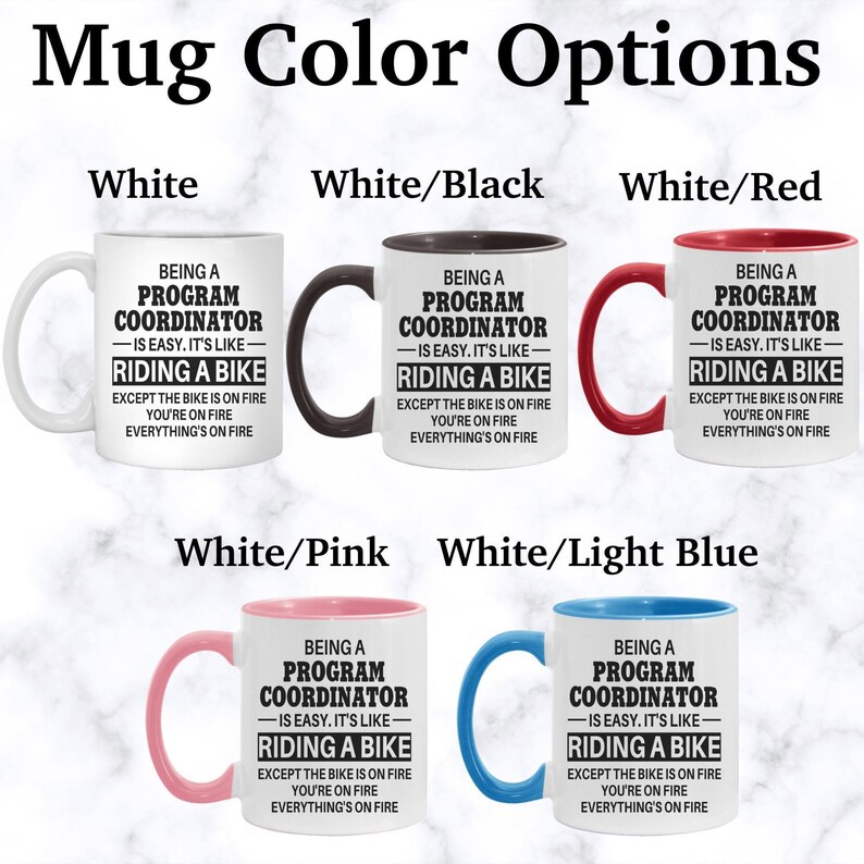 Program Coordinator mug, program coordinator gifts, gift for program coordinator gift, program coordinator APO015 image 3