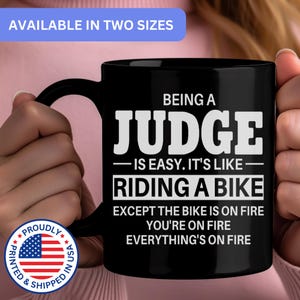 Judge mug, judge gifts, gift for judge, APB001
