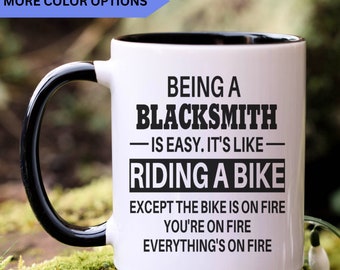 Blacksmith mug, Blacksmith gifts, gift for Blacksmith, Blacksmith coffee mug, Blacksmith cup, APO015