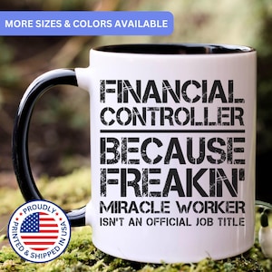 Financial controller gift, financial controller mug, new financial controller, best financial controller, APO134