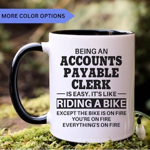 Accounts Payable Clerk mug, accounts payable clerk gifts, gift for accounts payable clerk, APO015