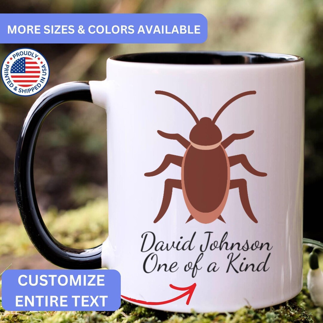 Custom Cockroach Personalized Cockroach Mug, Custom Cockroach Mug, Cockroach Gift ...
