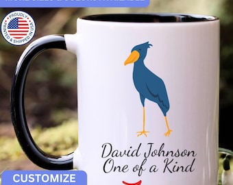 Personalized Shoebill mug, custom Shoebill mug, Shoebill gift, Shoebill gifts, APO061
