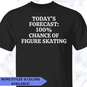 Camiseta de patinaje artístico, camiseta de patinaje artístico, camiseta unisex de patinaje artístico, camiseta de patinaje artístico, APS013 imagen 1