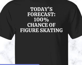 Camiseta de patinaje artístico, camiseta de patinaje artístico, camiseta unisex de patinaje artístico, camiseta de patinaje artístico, APS013