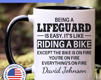 Lifeguard mug, Lifeguard gifts, Lifeguard gift, Lifeguard coffee mug, APO045