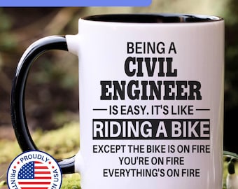 Civil Engineer mug, civil engineer gifts, gift for civil engineer gift idea, civil engineer coffee mug, APO015