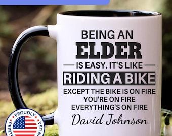 Elder mug, elder gift, elder gifts, elder coffee mug, elder cup, APO045